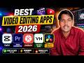 Best Video Editing Apps 2026 🔥 CapCut, Premiere Pro, VN, KineMaster, DaVinci Resolve Review