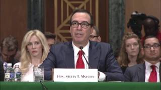 Reed Questions Secretary Mnuchin at Banking Committee Hearing