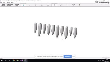 GenYacht: An Interactive Generative Design System for Computer-Aided Yacht Hull Design