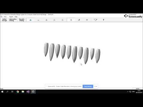GenYacht: An Interactive Generative Design System for Computer-Aided Yacht Hull Design