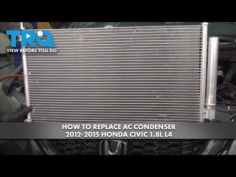 How to Replace AC Condenser 2012-2015 Honda Civic 1.8L L4