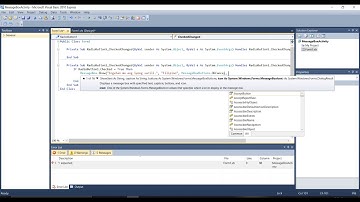Message Box in Visual Basic