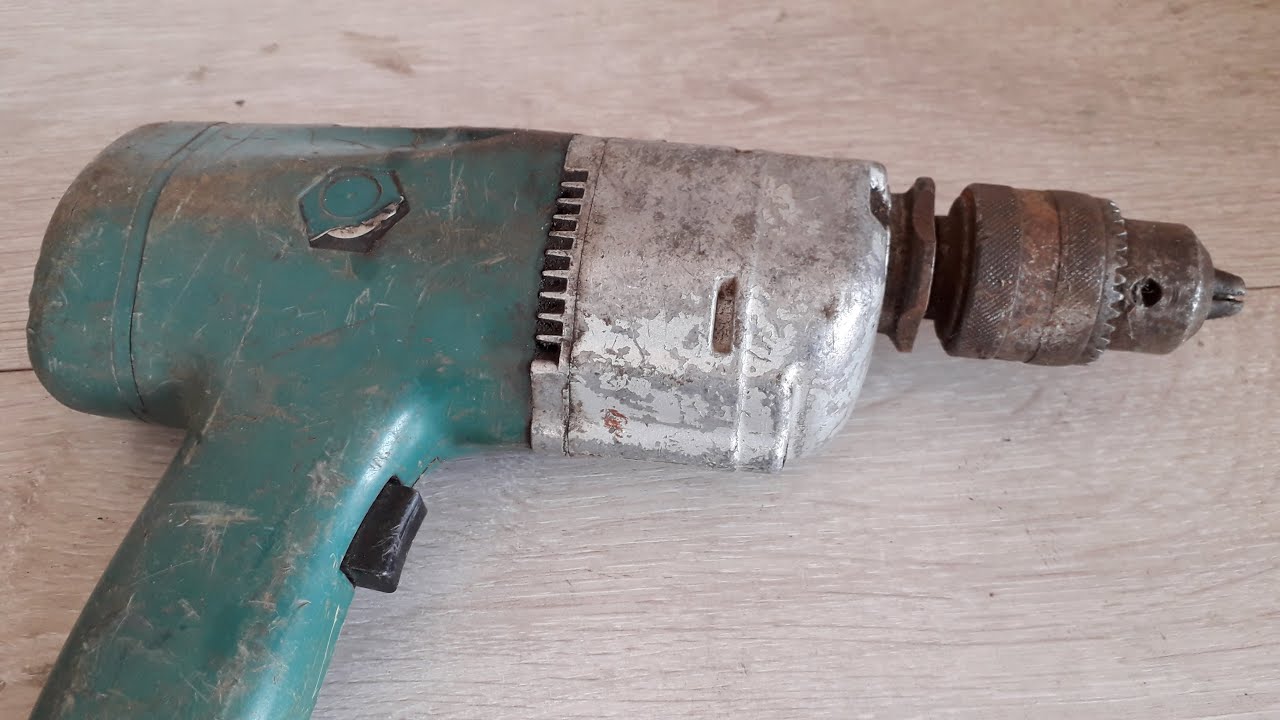 Broken Old drill Restoration - Black and Decker 