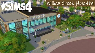 Willow Creek Hospital Renovation | The Sims 4 | Speed Build &amp; Tour