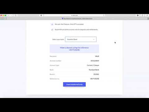 How To Deposit Money into Your VALR Account    Step By Step