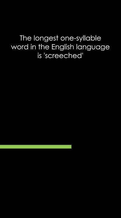 what-s-the-longest-one-syllable-word-youtube