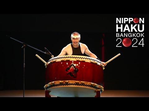 การแสดงตีกลองญี่ปุ่น “Hatsuho Nakajima” | NIPPON HAKU BANGKOK 2024