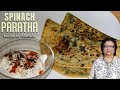 Spinach Paratha | Palak Paratha | Palak Masala Paratha | Punjabi Palak Paratha by Manjula