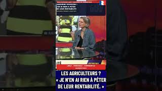 Sandrine Rousseau : J'en ai rien a peter de leur rentabilite - Agriculteurs #rousseau #agriculteurs