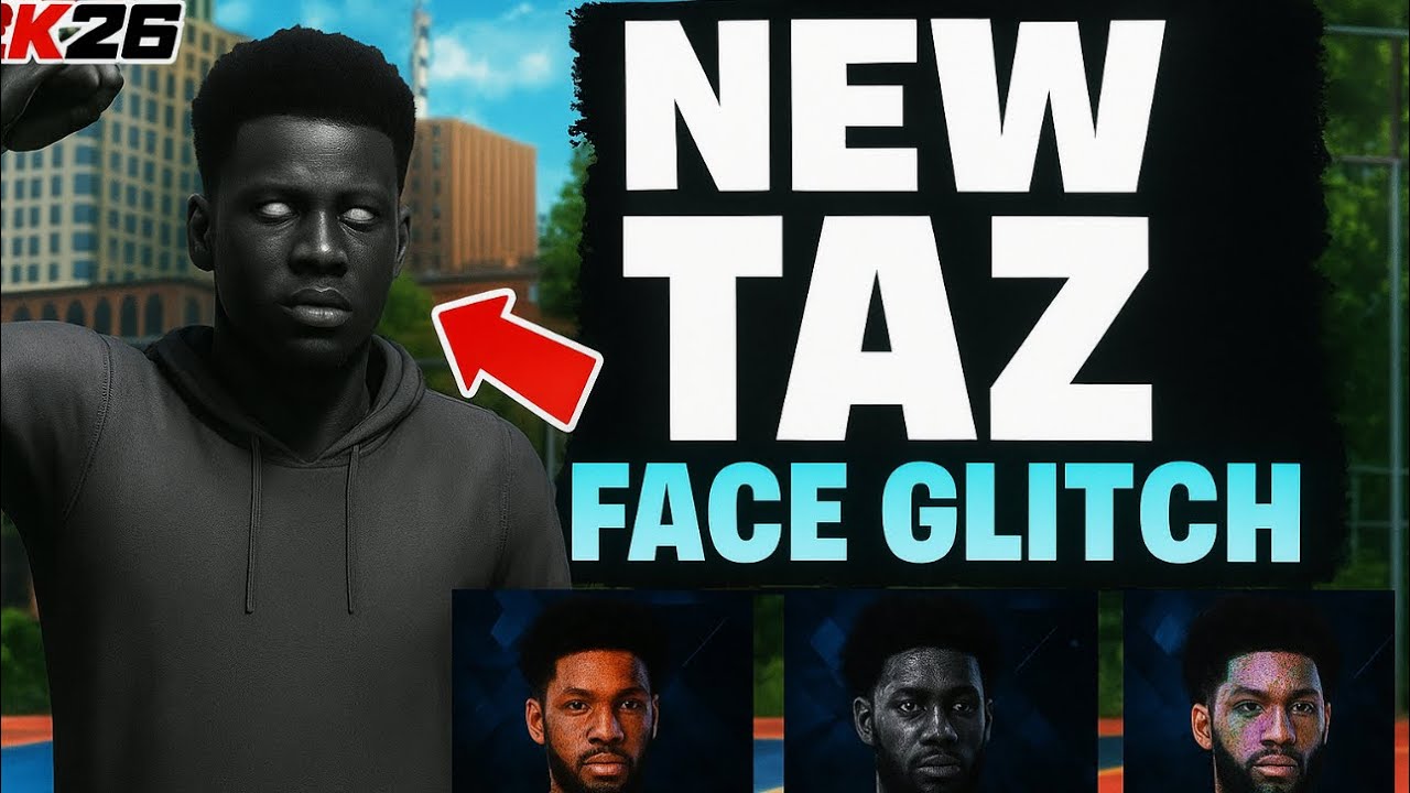 *NEW* TAZ FACE GLITCH TO KEEP ON ONE BUILD! HOW TO TAZ/BLACK FACE TATTOO GLITCH IN NBA 2K26!