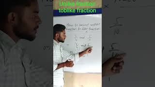 “Like Fraction → Unlike Fraction 🔥 Easy Trick 1 Minute | Math Shortcut”|समान र असमान हर भएको भिन्न
