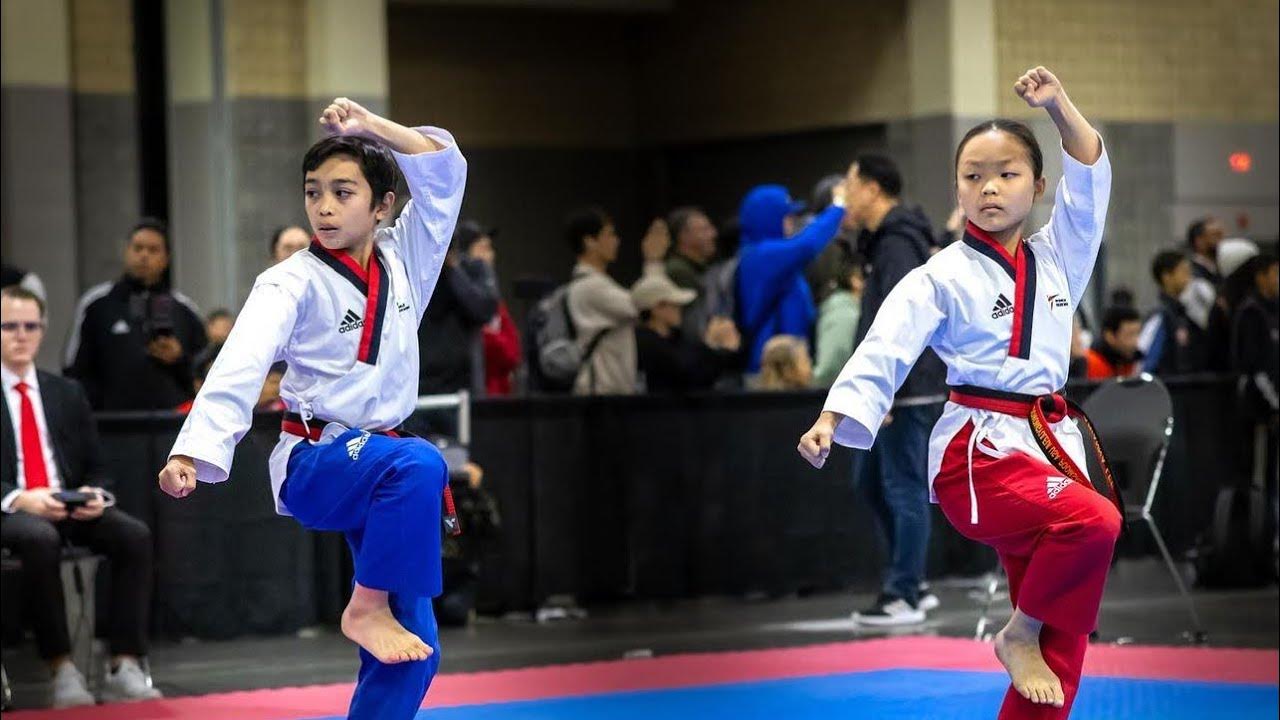 2024 U.S. National Taekwondo Team Trials (Poomsae Cadet Pair) YouTube