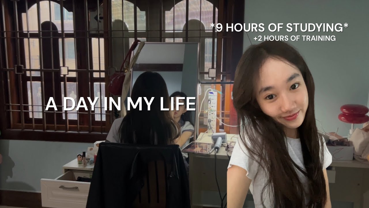 9 часов учёбы + 2 часа тренировок. Видеоблог I KACHANA