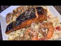 BLACKENED SALMON & CREAMY CAJUN PASTA | How To Make The Perfect Pasta Dish While Quarantined