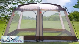 EVER ADVANCED Screen House Room Outdoor Screened Canopy Tent Zippered Gazebos 8-10 Review
