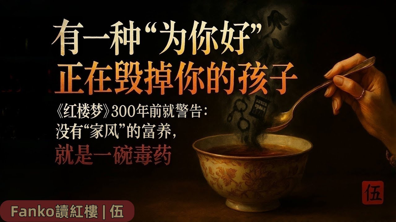 【萬字精讀】《紅樓夢》（5）你的原生家庭，是滋養你的土壤，還是消耗你的沼澤？|《紅樓夢》揭示家族衰落的一個“信號”與四大“病根”