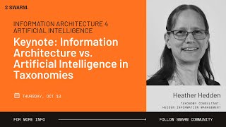 Information Keynote: Information Architecture vs. Artificial Intelligence in Taxonomies News