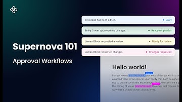 Approval Workflows | Supernova 101