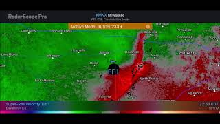 Milwaukee Radar Picks up 2 Tornadoes in Jefferson County