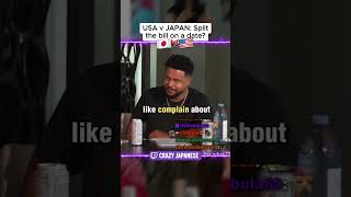 USA v JAPAN: Split the bill on a date? #clips #trending #viral #shorts #tanuki