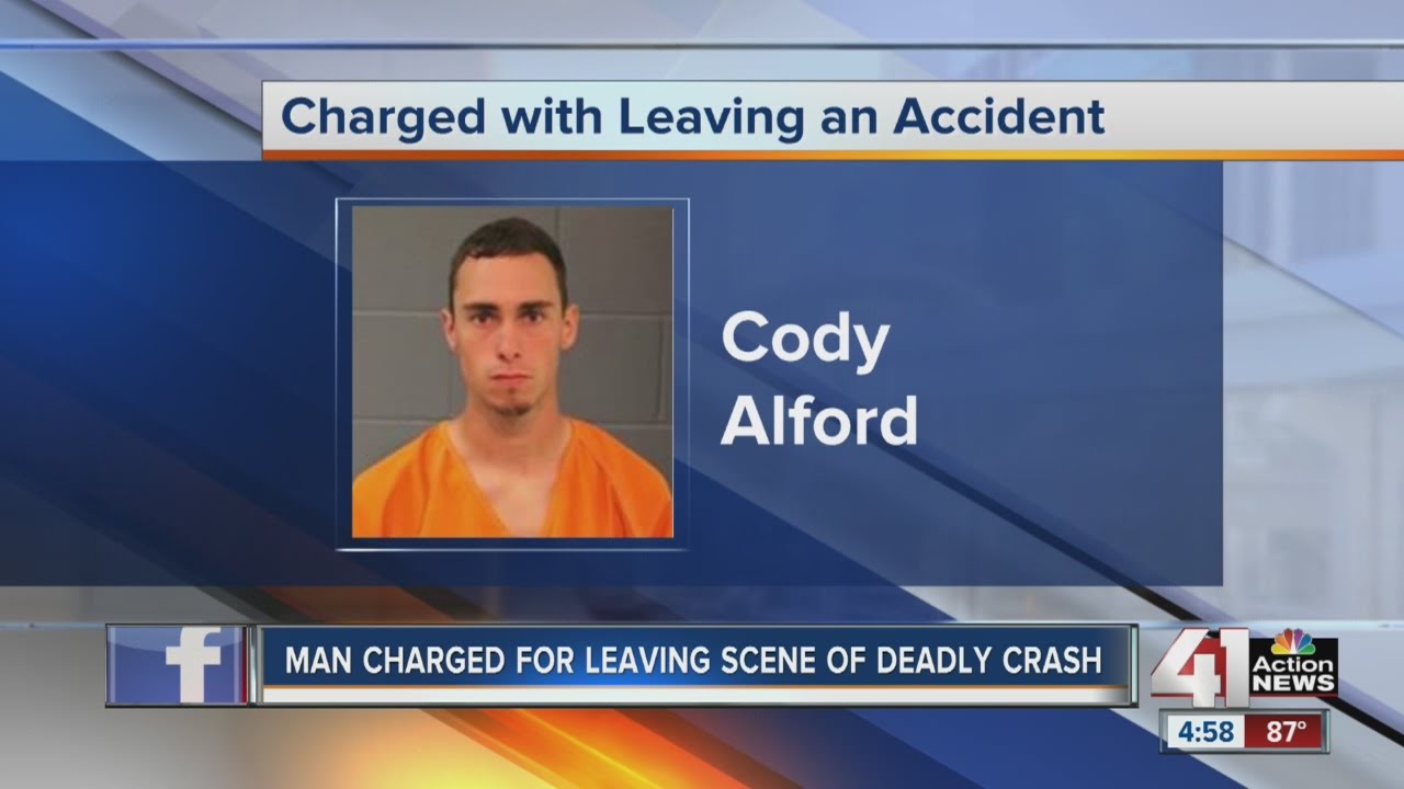 Man charged with leaving scene of crash - YouTube