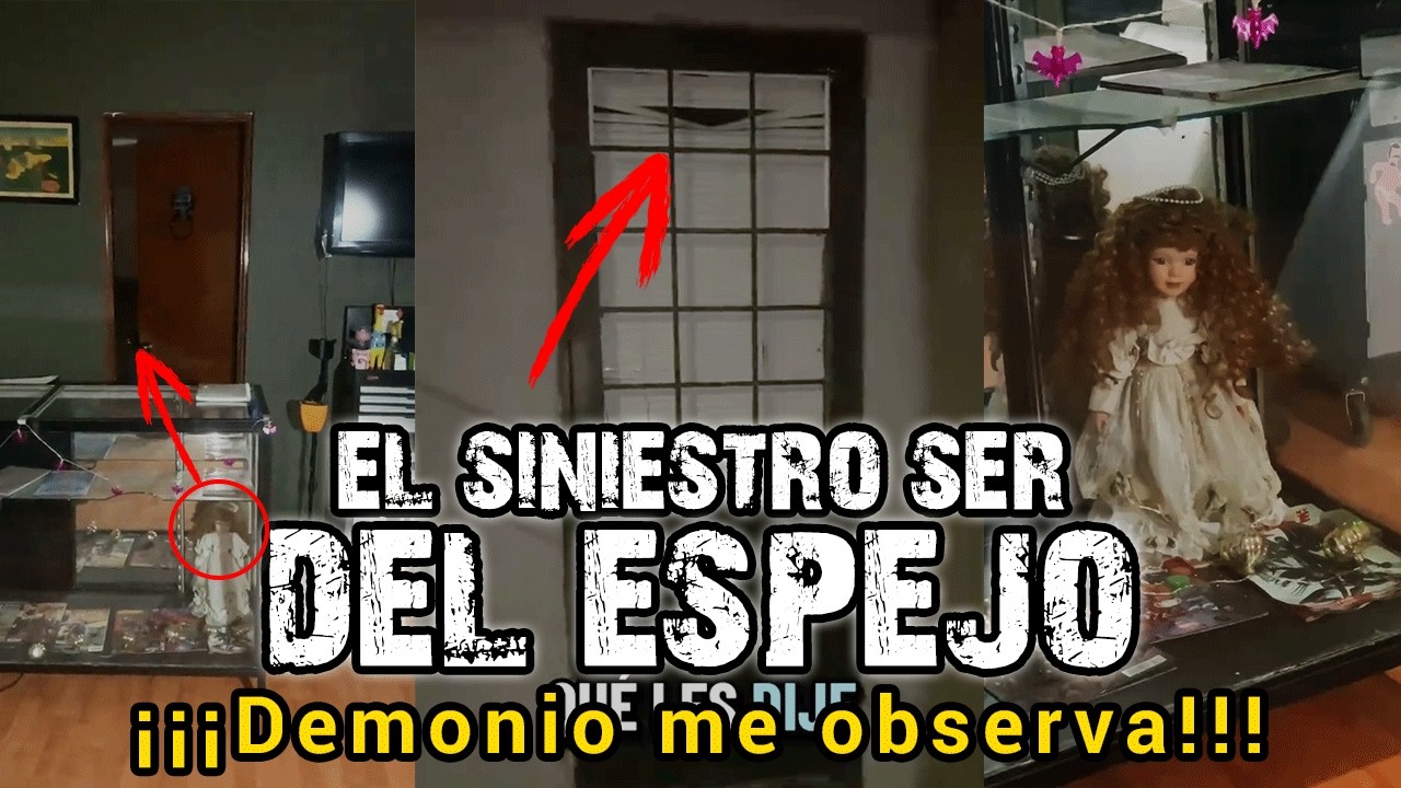EL DEMONIO SE MANIFIESTA EN SU ESTUDIO | EL SINIESTRO SER DEL ESPEJO