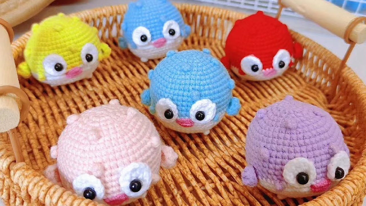 Cute Crochet Pufferfish-prat 1