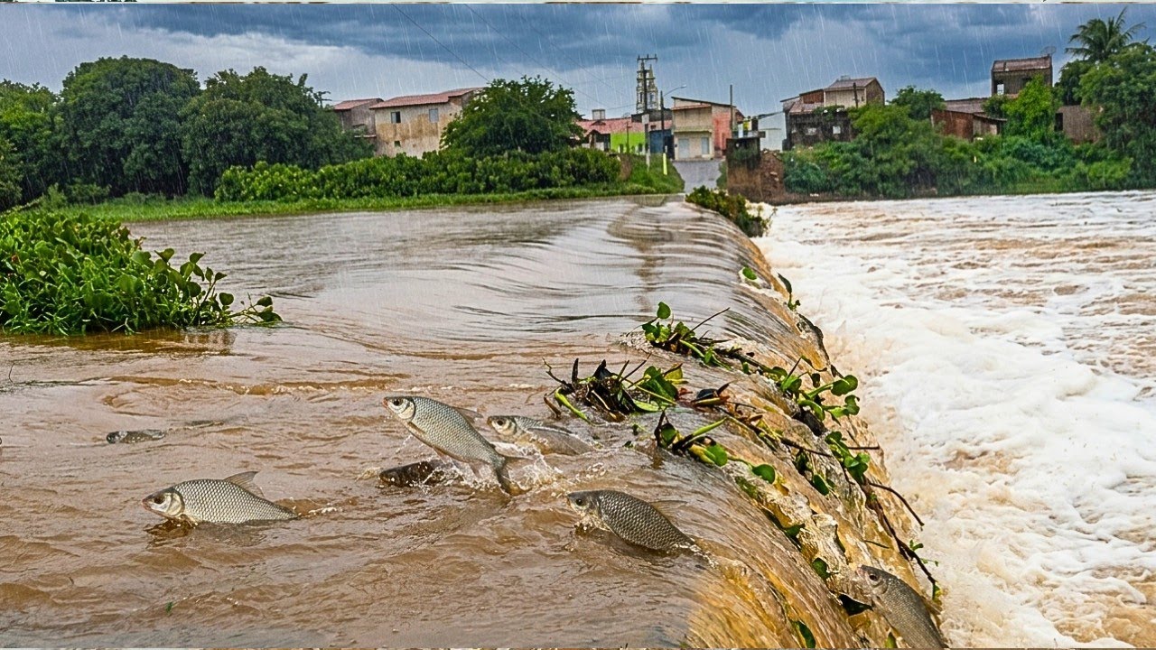 🚨A FÚRIA DO RIO SALGADO HOJE/FORTE CHEIA 
