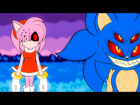 SONIC KILLED AMY & CREAM THE RABBIT & IS GOING AFTER SALLY (Scary sonic.exe videos)