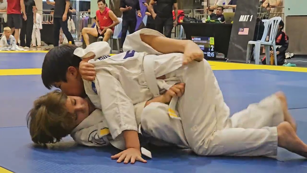 2025 Copa de Singapore, BJJ gold medalist for 8-9 white  35kg-  category