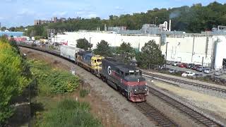 HD PO-3 with MEC 510 on the Brunswick Branch & in Portland on 9/24/2020 (CMQ 2004 in Tow)