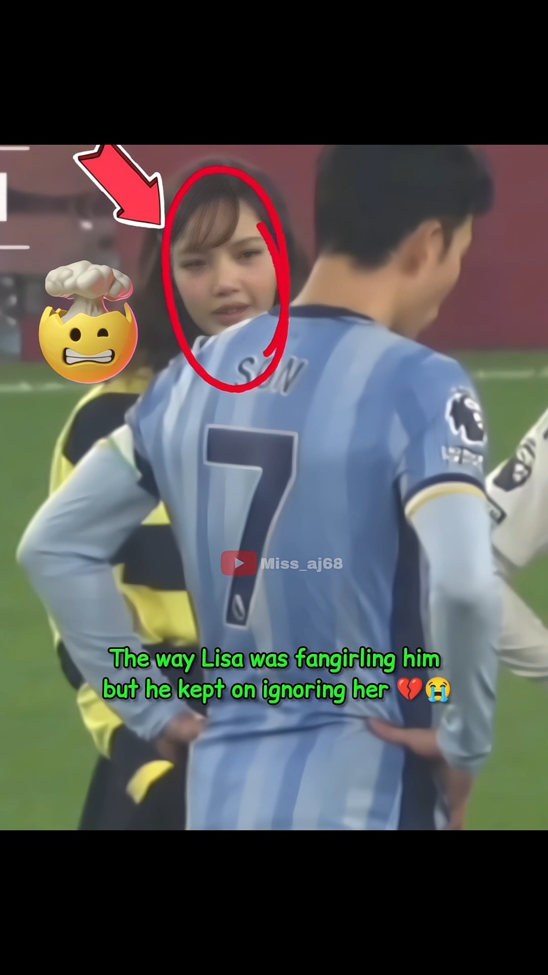 Why did he ignore Lisa? ?? #lisa #sad #fypviralシ #ytshorts #blink #kpop #lalisa  #son @wearelloud