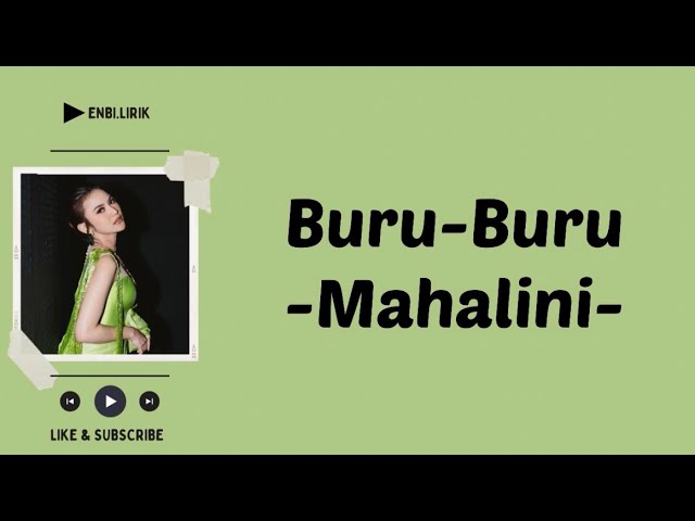 Buru buru-Mahalini (Lirik) class=