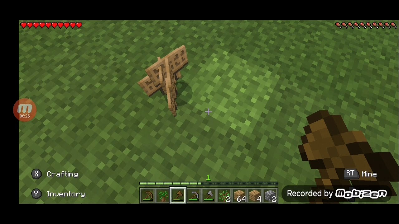 Playing minecraft with my friend for the first time part one - YouTube