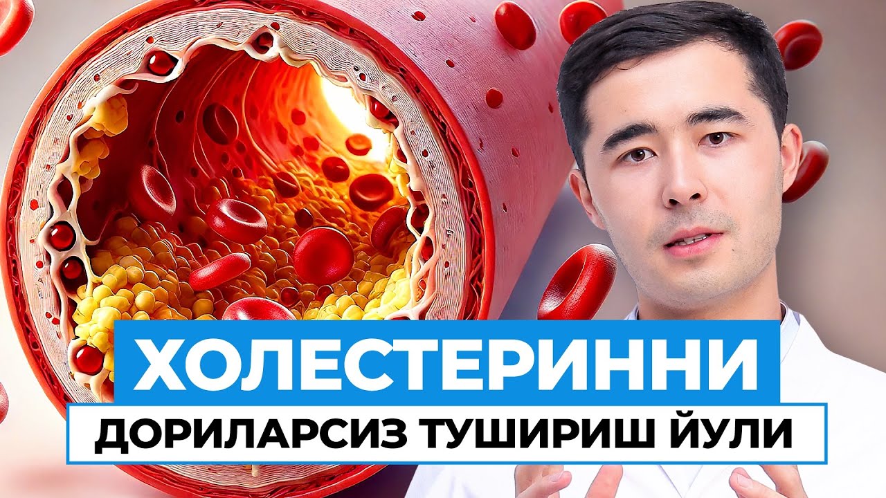 ХОЛЕСТЕРИННИ ДОРИЛАРСИЗ ТУШИРИШ ЙУЛЛАРИ