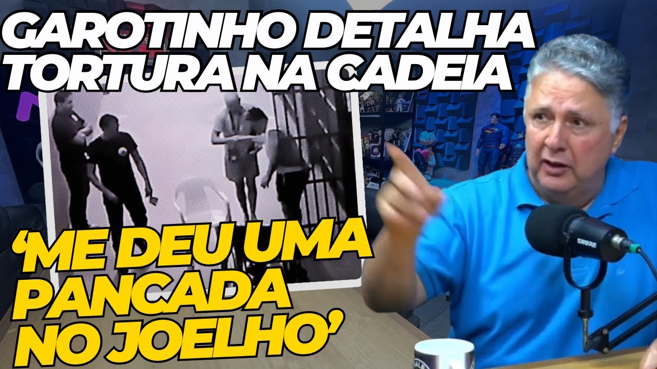 Garotinho detalha tortura que sofreu na cadeia: “Me deu pancada no joelho e apontou arma pra cabeça”