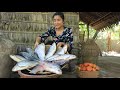 Countryside Life TV: Healthy river fish cooking / Fish soup and fish in palm sugar cooking