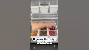 ترتيب الثلاجة راحة نفسية Organize The Fridge Asmr المغرب امريكا Usa 