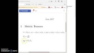 Details Calculate Metric Tensor Using Mathematica Oblique Cyl Coords Update