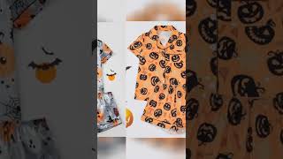 Halloween Satin Pajama Set
