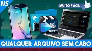 COMO TRANSFERIR arquivos de um celular SAMSUNG para PC sem cabo - método fácil - 2023