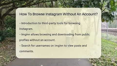 How To Browse Instagram Without An Account? - Everyday-Networking