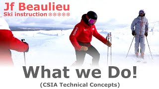 WHAT WE DO - Ski lesson with JF Beaulieu