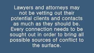 Lawyer Professional Liability Insurance: Avoiding Conflicts of Interest