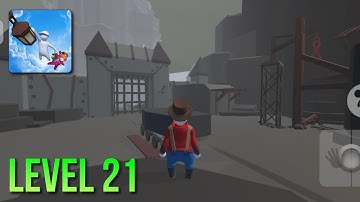 Human Fall Flat Mobile | Gameplay Walkthrough - (Level 21 : Tower)