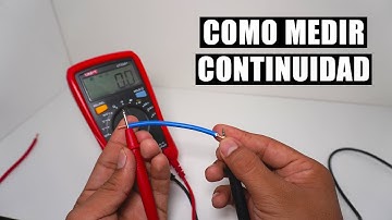 Cómo Medir Continuidad Con Un Multímetro - Cómo Detectar Continuidad - UNI-T UT33A+