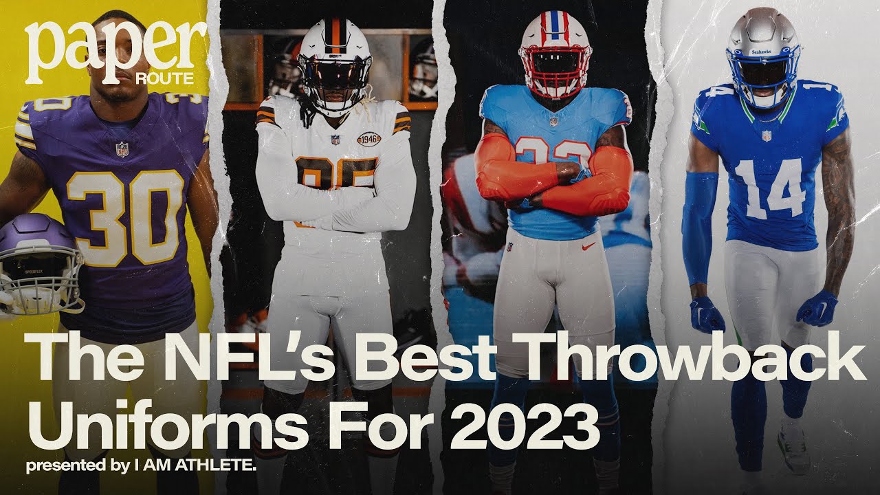 New 2023 NFL​ Regular, Alternate, Throwback Uniforms, Ranked