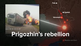 Prigozhin's Rebellion. A Timeline