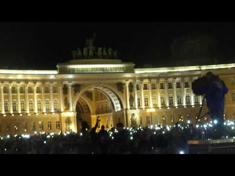 Козловский в Санкт-Петербурге на Дворцовой площади
