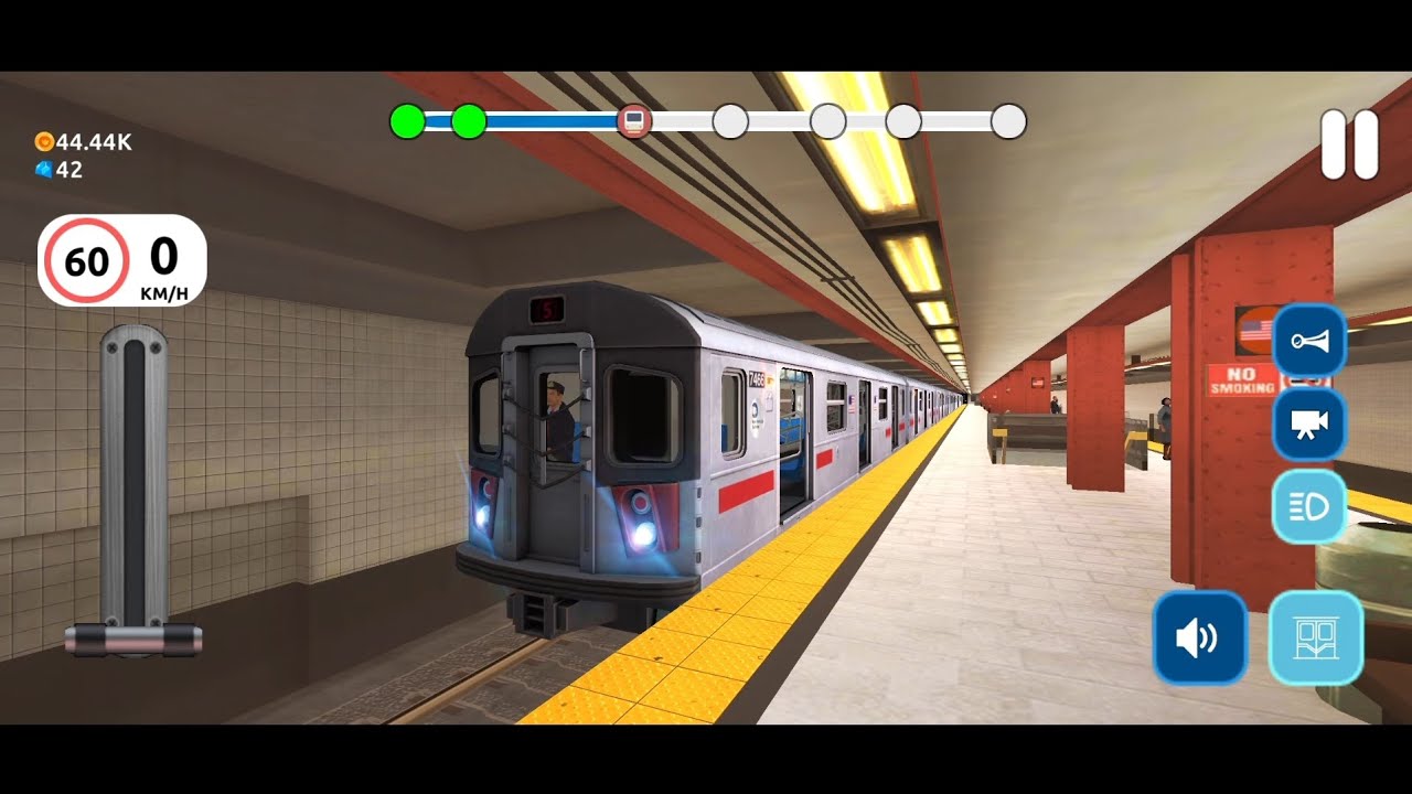 [遊戲實況]-Subway Train Simulator地鐵模擬駕駛遊戲-紐約地鐵Line C路線[7]